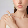 925 Sterling Silver Oxidized Ring for Men - Width 0.3-1.1cm