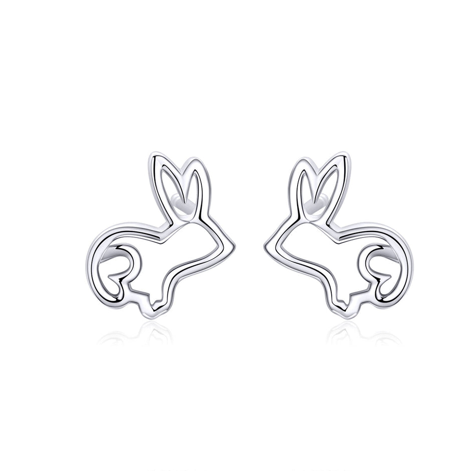 S925 Sterling Silver Plated Platinum Earrings