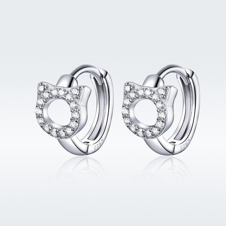 925 Sterling Silver CZ Earrings for Women