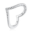 925 Sterling Silver Oxidized Size 6.0 Pavé CZ Ring for Women