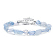 925 Sterling Silver Crystal Bracelet 15+6cm for Women
