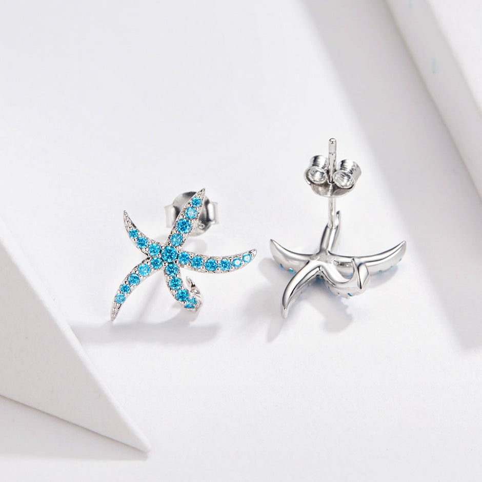 925 Sterling Silver Earrings with Pavé Setting CZ, 1.6*1.9cm for Women
