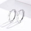 925 Sterling Silver Earrings 1.6*1.5 Size for Unisex