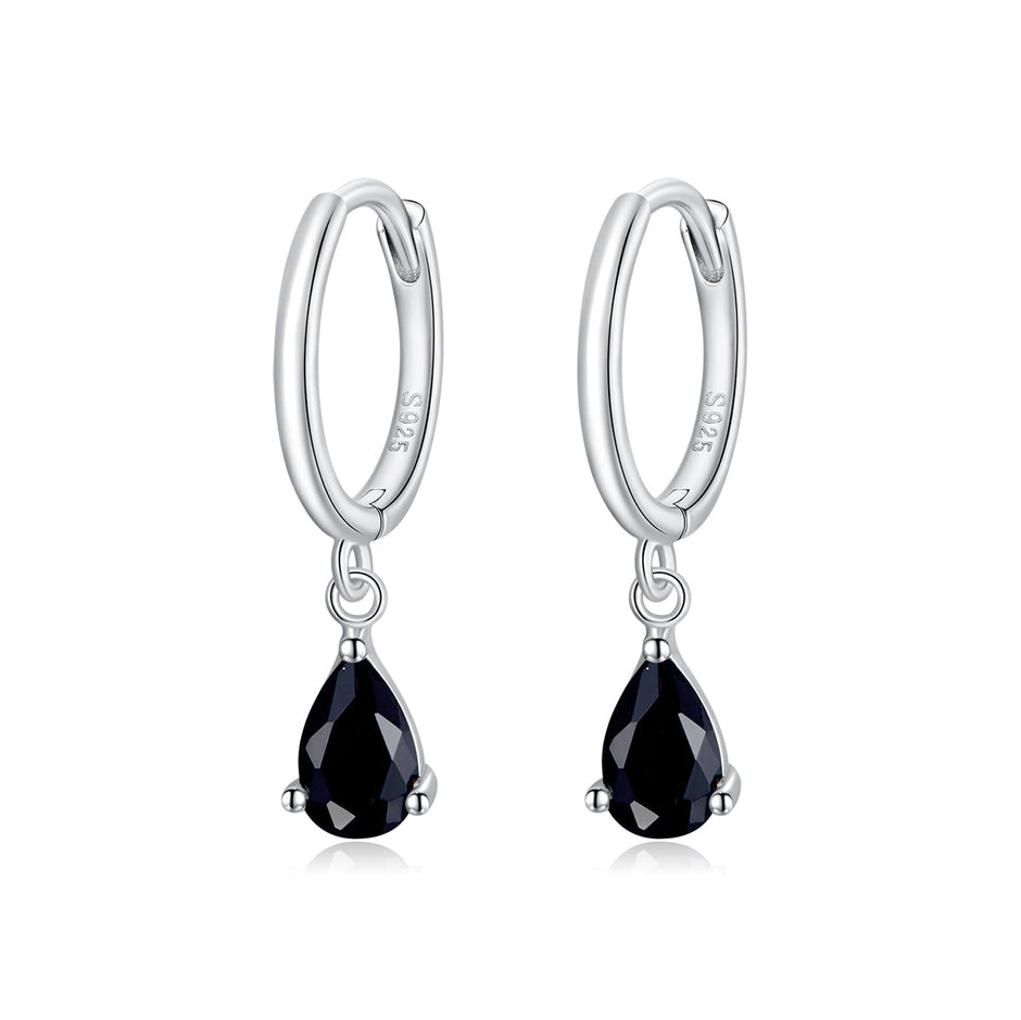 925 Sterling Silver Earrings with Pavé Setting CZ