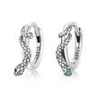 925 Sterling Silver Earrings with Pavé Setting CZ