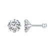 925 Sterling Silver Pavé Setting CZ Earrings for Women