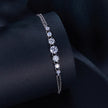 925 Sterling Silver 5MM Moissanite Bracelet for Women