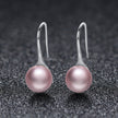 925 Sterling Silver Oxidized Pearl Earrings for Women