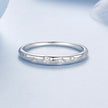 925 Sterling Silver Ring with Pavé Setting CZ, Size 6.0 for Women