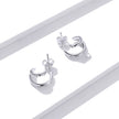 925 Sterling Silver Earrings with Pavé Setting CZ