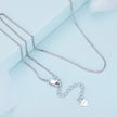 925 Sterling Silver Platinum Plated 45cm Chain Length Necklace for Women