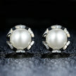 925 Sterling Silver Quality Shell Pearl Earrings for Women