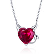 925 Sterling Silver Necklace with 1.5x1.3 cm Pendant for Women