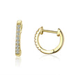 925 Sterling Silver 1.3cm Pavé Set CZ Earrings