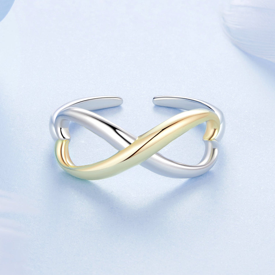 925 Sterling Silver Plated White Gold Ring for Women