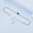 925 Sterling Silver Bracelet with CZ Pendants 150mm + 60mm Adjustable Size