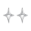 925 Sterling Silver Earrings 1.2x0.9cm