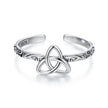 925 Sterling Silver Oxidized Silver Ring for Women