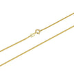 925 Sterling Silver Plated Platinum 45cm Necklace for Men
