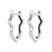925 Sterling Silver & Oxidized Silver Earrings for Women