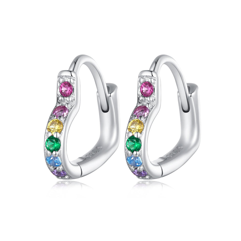925 Sterling Silver Earrings with Pavé Setting CZ for Women