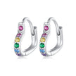 925 Sterling Silver Earrings with Pavé Setting CZ for Women