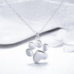 925 Sterling Silver Necklace with SCN Pendant 1.5x1.4cm for Women