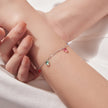 925 Sterling Silver White Gold Plated 16+5cm Pavé Setting CZ Bracelet