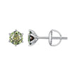 925 Sterling Silver Moissanite 1.00 Carat Earrings Size 7.0mm for Women