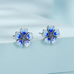 925 Sterling Silver Enamel Earrings for Women