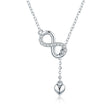 925 Sterling Silver Adjustable Necklace 38-45cm for Women