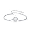 925 Sterling Silver Bracelet 150mm with CZ and Resin