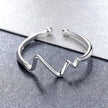 925 Sterling Silver Platinum Plated 0.1cm Ring for Men