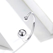 S925 Sterling Silver Plated Platinum Ring