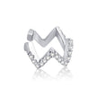 925 Sterling Silver Plated Platinum Pavé CZ Earrings for Women