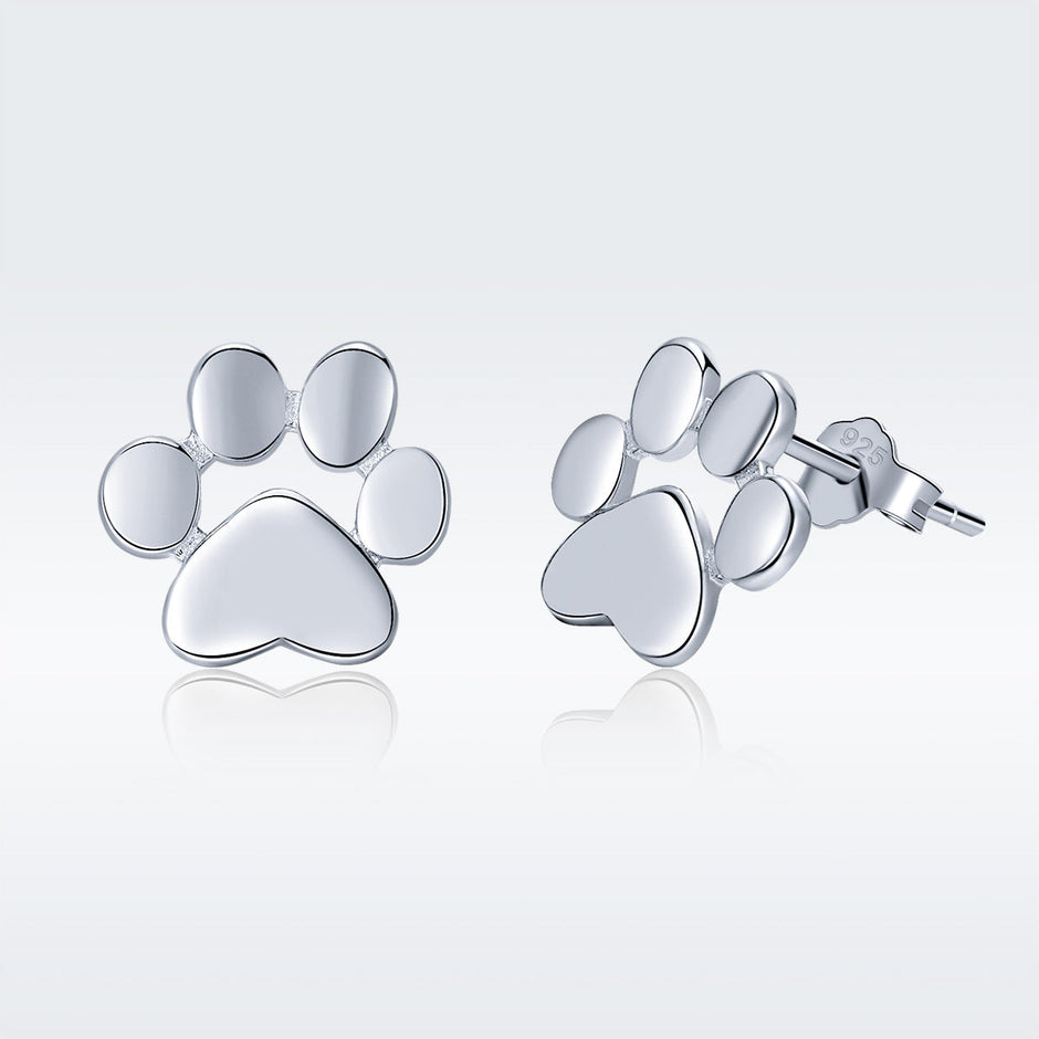 925 Sterling Silver Platinum Plated Earrings for Women