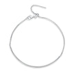 925 Sterling Silver Adjustable Platinum-Plated Bracelet for Women
