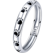 925 Sterling Silver Ring for Women - Size 5.0, Width 0.3cm