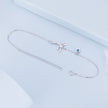 925 Sterling Silver 16.5cm+5cm Enamel Dragonfly Bracelet for Women