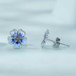 925 Sterling Silver Enamel Earrings for Women
