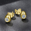 925 Sterling Silver Moissanite 0.1ct Earrings for Women