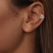 925 Sterling Silver Earrings 0.9*1.5cm for Women