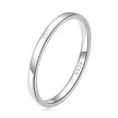925 Sterling Silver Plated Platinum Ring Size 6.0 for Women