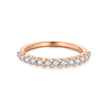 925 Sterling Silver Moissanite 0.03ct Ring Size 6A for Women