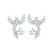 925 Sterling Silver Plated White Gold Earrings for Women