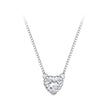 925 Sterling Silver 4mm 0.245ct Moissanite Necklace for Women
