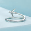 925 Sterling Silver Ring with Pavé Setting CZ, Size 6.0, Oxidized Finish for Women
