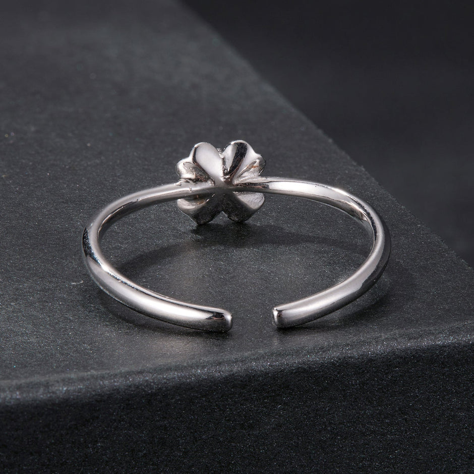 925 Sterling Silver Moissanite Ring Size E for Women
