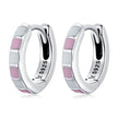 S925 Sterling Silver Enamel Oxidized Earrings