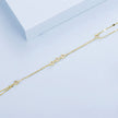925 Sterling Silver White Gold Plated Adjustable Bracelet for Women
